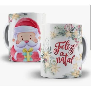 Imagem de Caneca Personalizada Papai Noel, fotos, mensagens 325 ml
