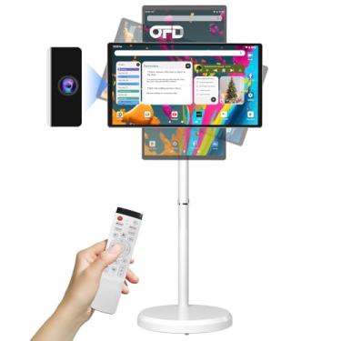 Imagem de OFD Tv Portátil De 22 Polegadas Sobre Rodas 1080P, Tela Grande, Modo De Espera, 6 Gb De Ram + 128 Gb De Rom, Sistema Operacional Android 13, 100% Srgb, 5 Horas De Reprodução, Tablet Com Rodinhas Pa