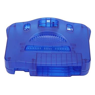 Imagem de Cryfokt Caixa Transparente de Substituição para Console de Videogame retrô Em Azul Translúcido, Resistente a Manchas e Design Bonito para N64