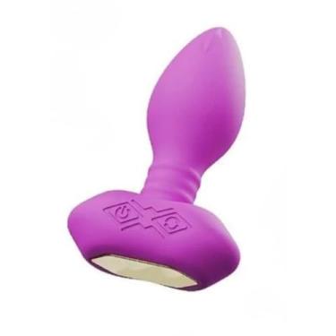 Imagem de Plug Anal 9 Vibrações E 6 Modos De Rotação Com Controle Por App Estimulador Anal Giratório 8497 (ROXO)