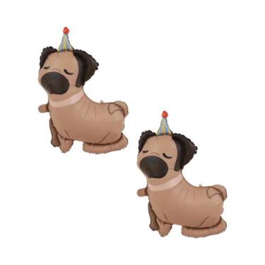 Imagem de Balões De Alumínio Com Tema De Cachorro Para Decoração De Aniversário 