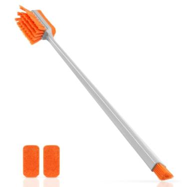 Imagem de DaToo Ferramenta de limpeza de água de vidro pequeno raspador de algas para aquário de acrílico escova de limpeza de aquário