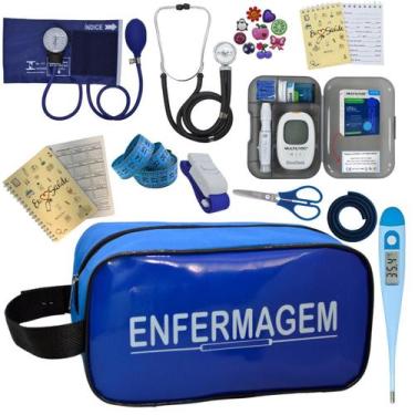 Imagem de Kit Enfermagem Completo Top + Medidor Glicose  - PREMIUM, P.A. MED, IN