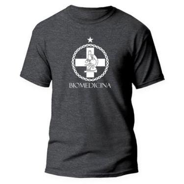 Imagem de Camiseta Algodão Premium Estampa Dtf Faculdade Biomedicina - Pavesi, G
