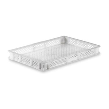 Imagem de Bandeja Plástica Vazada Empilhável Esfirra Massas Pães Salgados - Boli