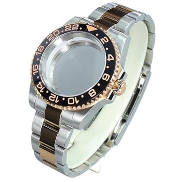 Imagem de FEIYASHI Caixa de relógio de aço inoxidável de 40 mm, à prova d'água, vidro de safira para movimento NH34/NH35 Miyota8215 8205 ETA2824, Tampa inferior de vidro 2, For Miyota8215 8205 Movement, Caixa