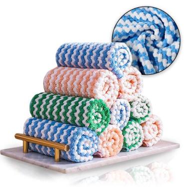 Imagem de Flanela Micro Fibra Multiuso Não Risca Seca Água Pia Barato - Tex Web