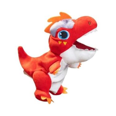 Imagem de Fantoches De Mão De Tyrannosaurus Rex, Brinquedo De Pelúcia Para Crian