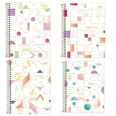 Imagem de Caderno Espiral Capa Dura Colegial Midtown 1 Matéria 80 Folhas Tilibra Estampa 1