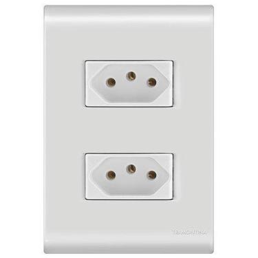 Imagem de Conjunto 1 Tomada 10A + 1 Tomada 20A - Tramontina Liz