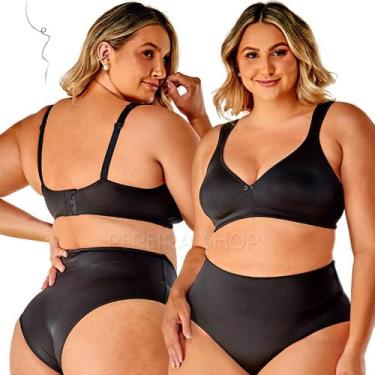 Imagem de Sutiã Sutian Soutien Alta Sustentação Extra Reforçado Plus Size Sem Bo