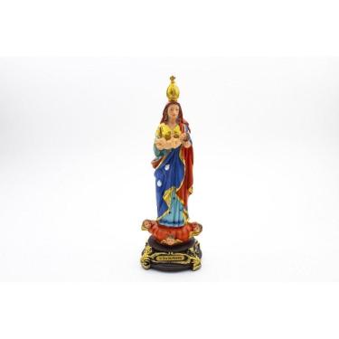 Imagem de Imagem Nossa Senhora Da Abadia Importada Resina 20 Cm