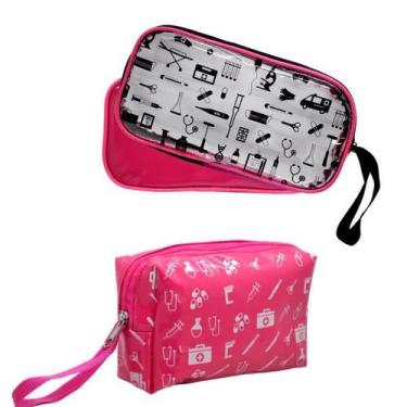Imagem de Kit Bolsa Enfermagem Esteto E Aparelho Pressao Luxo Top - Love Saúde, 