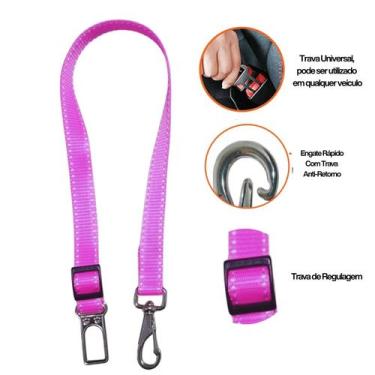 Imagem de Cinto de Segurança Para Pet Gatos e Cachorro de Todos os Tamanhos com 