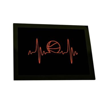 Imagem de Quadro Decorativo Basquete Ilustração Batimento Decoração Poster Quarto Sala