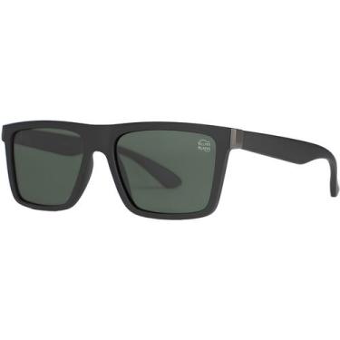 Imagem de Óculos de Sol Masculino Original Polarizado Lente Verde + Estojo VH - 