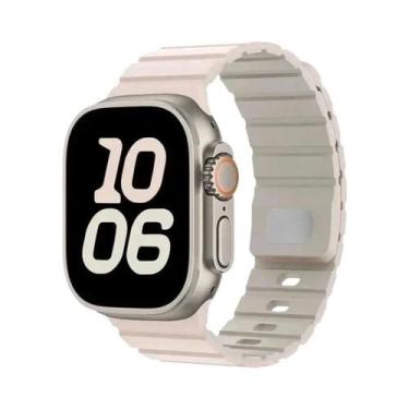 Imagem de Pulseira Magnética De Silicone 46mm 45mm 44mm 41mm 42mm 40mm Para Appl