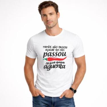 Imagem de Camiseta Masculina Carnaval Engraçada Passou Pimenta Oferta - Agil, Br