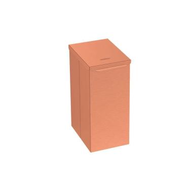 Imagem de Lixeira Tramontina Luz Slim Swivel Aço Inox Rose 5,5 L Outlet