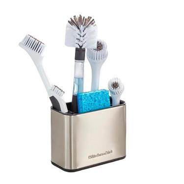 Imagem de Porta Escova Esponja De Pia Inox Cozinha Kitchenaid