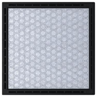 Imagem de Tampa Casa Máquina Grelha Invisível Sistema Gaveta Inteligente Deslizante 85x85 Preto