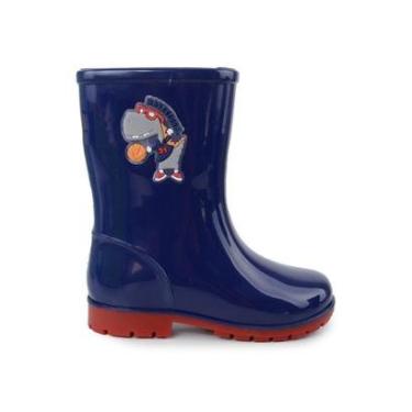 Imagem de Bota Infantil Masculina World Colors Galocha Azul - 35040-Masculino