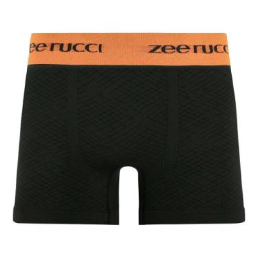 Imagem de Cueca Boxer Jacquard Sem Costura Preta - Zee Rucci, M