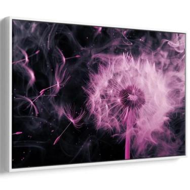 Imagem de Quadro Dente de Leão Rosa em Bruma de Sonhos - Mioquadros, 180x120 cm,