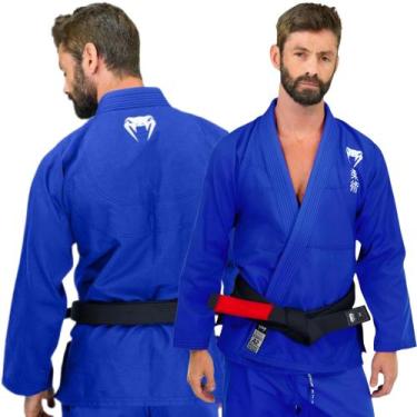 Imagem de Kimono Jiu Jitsu Venum Ultra Light Contender Navy Original, A3