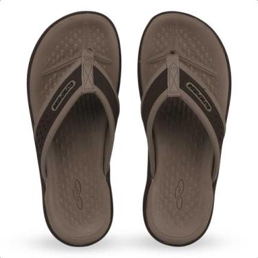 Imagem de Chinelo Masculino Olympikus Esporão Ortopedico Original 921, Chocolate