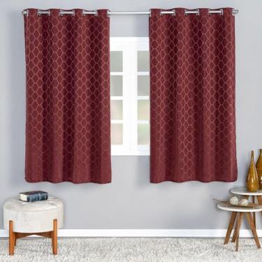 Imagem de Cortina Dallas 2,80m X 2,30m Jacquard Corta Luz Sala Quarto Sala Desen