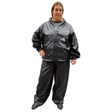 Imagem de Capa De Chuva Para Motoqueiro Blusa E Calça Pvc Impermeavel Unissex Pantaneiro M