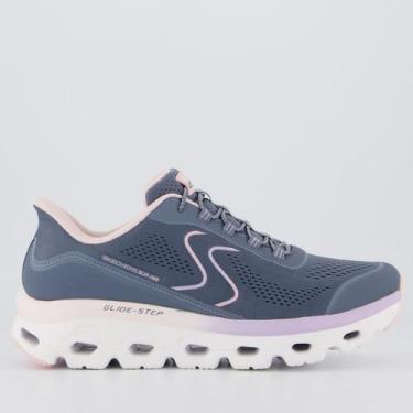 Imagem de Tênis Skechers Glide-Step Sole Feminino Cinza, 40