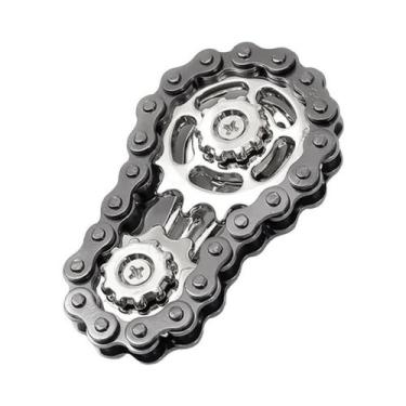 Imagem de Fidget Spinner De Metal Para Adultos E Crianças, Brinquedo Antiestress