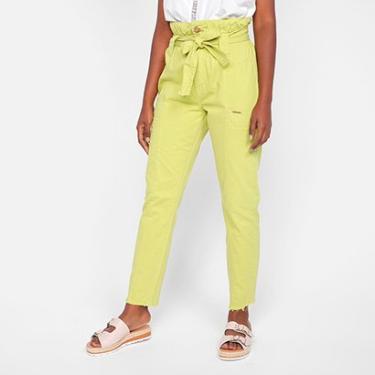 Imagem de Calça Sarja Clochard Al Is Love Cintura Alta Feminina-Feminino