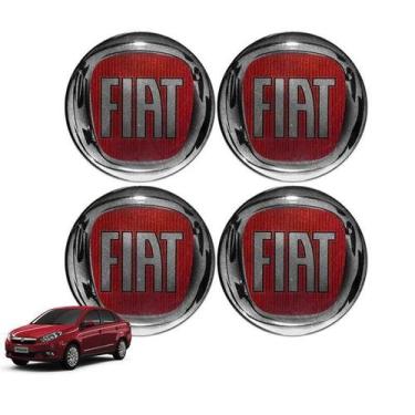 Imagem de Jogo de Emblemas Adesivos Resinados Para Rodas Calotas 48mm - Pemacri