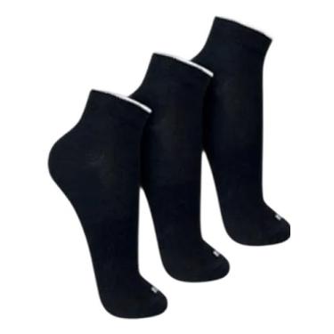 Imagem de Kit/3 Meia Cano Curto Trifil T7019K Unissex Esportiva Performe Algodão