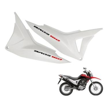 Imagem de Tampa Lateral Nxr Bros 160 modelo 2016 Até 2021 Lado Filtro e Bateria 