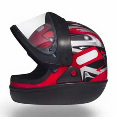 Imagem de Capacete San Marino 58 Vermelho Grafic Taurus