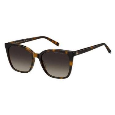 Imagem de Óculos de Sol Tommy Hilfiger 2226S Marrom Lente Degradê-Feminino
