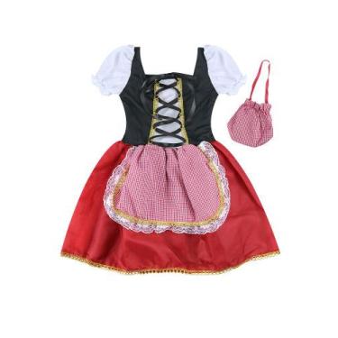 Imagem de Fantasia infantil menina branca e vermelha 1 ao 4 - Muvile, 1