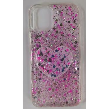 Imagem de Capa Capinha para iphone 12 tela 6.1 C/ Suporte Dedos colorido - HHW, 