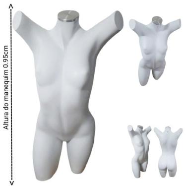 Imagem de Manequim feminino (Meio corpo Cláudia Raia perna extendida N.38) branc
