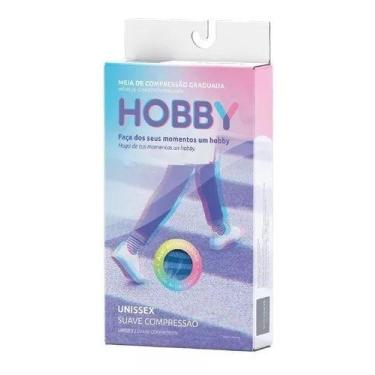 Imagem de Meia De Compressão Graduada Hobby Rosa M - Sigvaris
