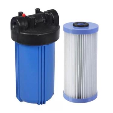 Imagem de Carcaça de Filtro Big Blue 10" x 4,5" + Plissado - Fdma Filtros