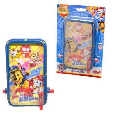 Imagem de Brinquedo Infantil Pinball De Bolso Patrulha Canina Toyng
