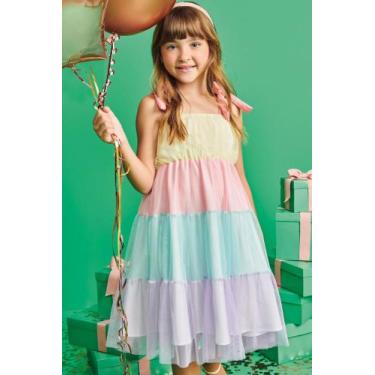 Imagem de Vestido feminino Arco Iris Babado - Al, 7