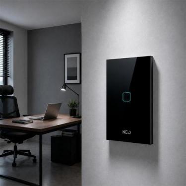 Imagem de Interruptor Inteligente Smart Zigbee Alexa google 1 Botão 4x2 Bivolt P