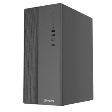Imagem de Gabinete Office Keytime Neo S/Fan S/Fonte Micro-ATX Preto - KYT00046