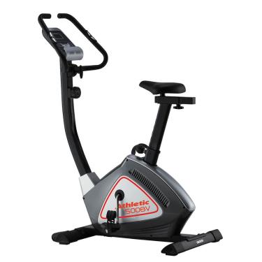 Imagem de Bicicleta Ergométrica Vertical Semiprofissional Athletic 500BV Magnética 8 Níveis Disco de Inércia 5kg Suporta 110kg Uso